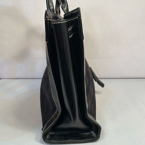 BLACK TOTE BAG by HIROSHIMA - PREVIOUSLY LOVED - Picture 4 of 11